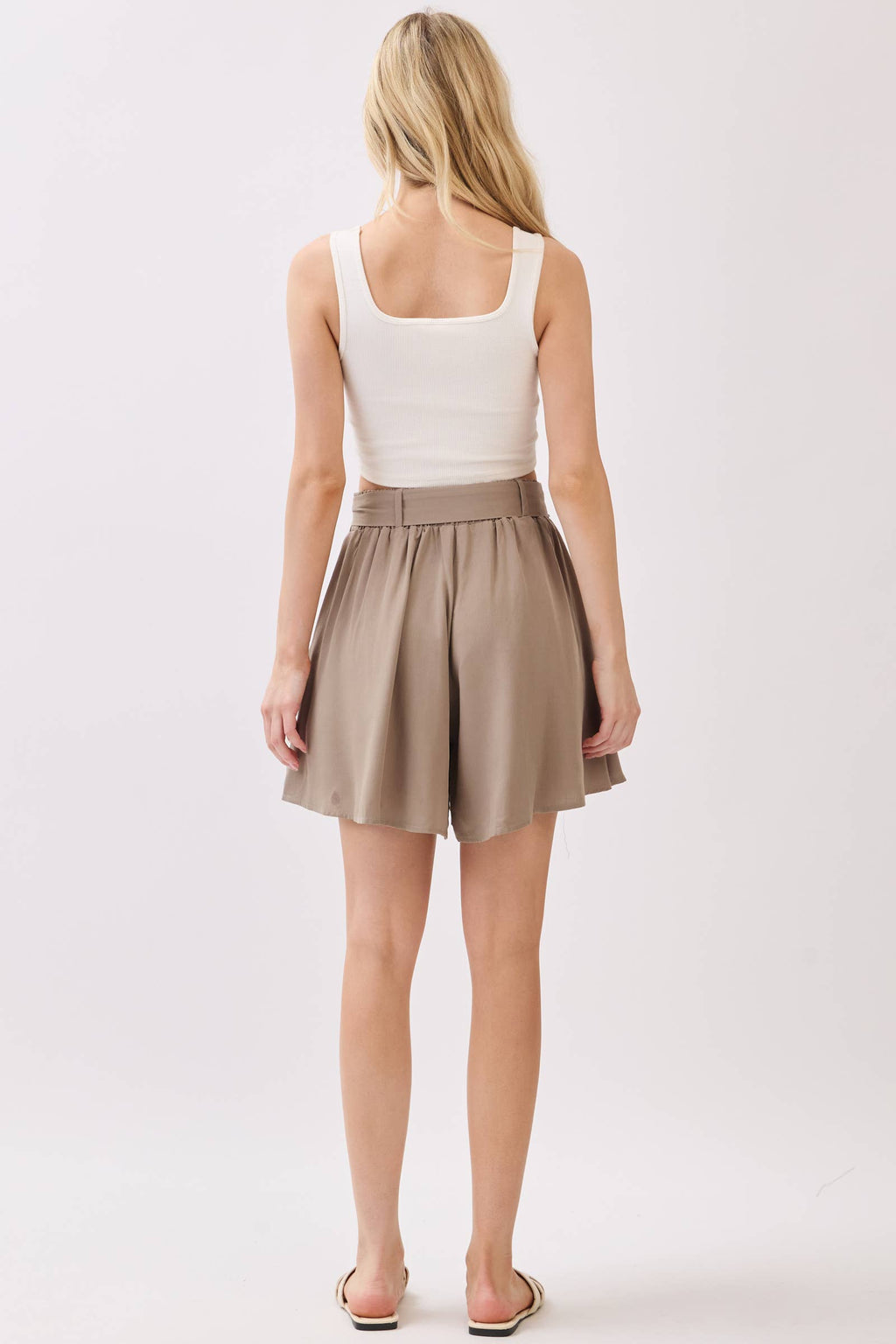 Flowy Shorts with Belt