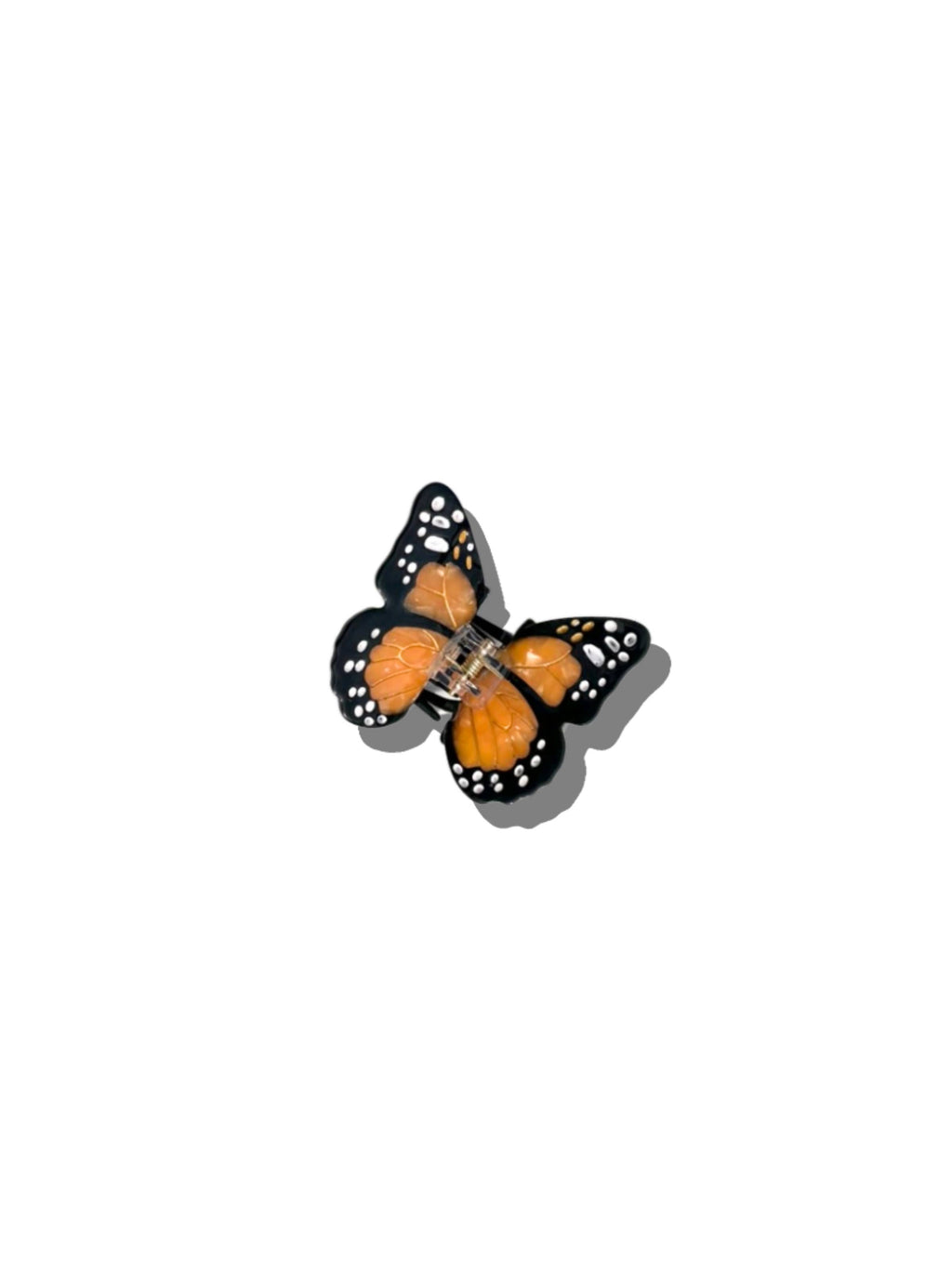 Hand-painted Mini Monarch Claw Clip