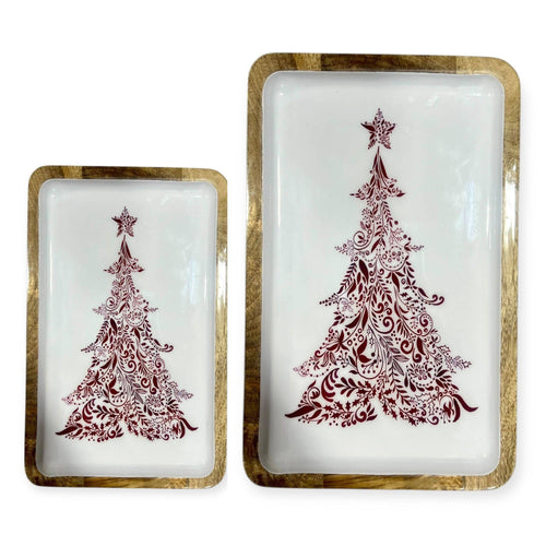14" Christmas Tree Tray