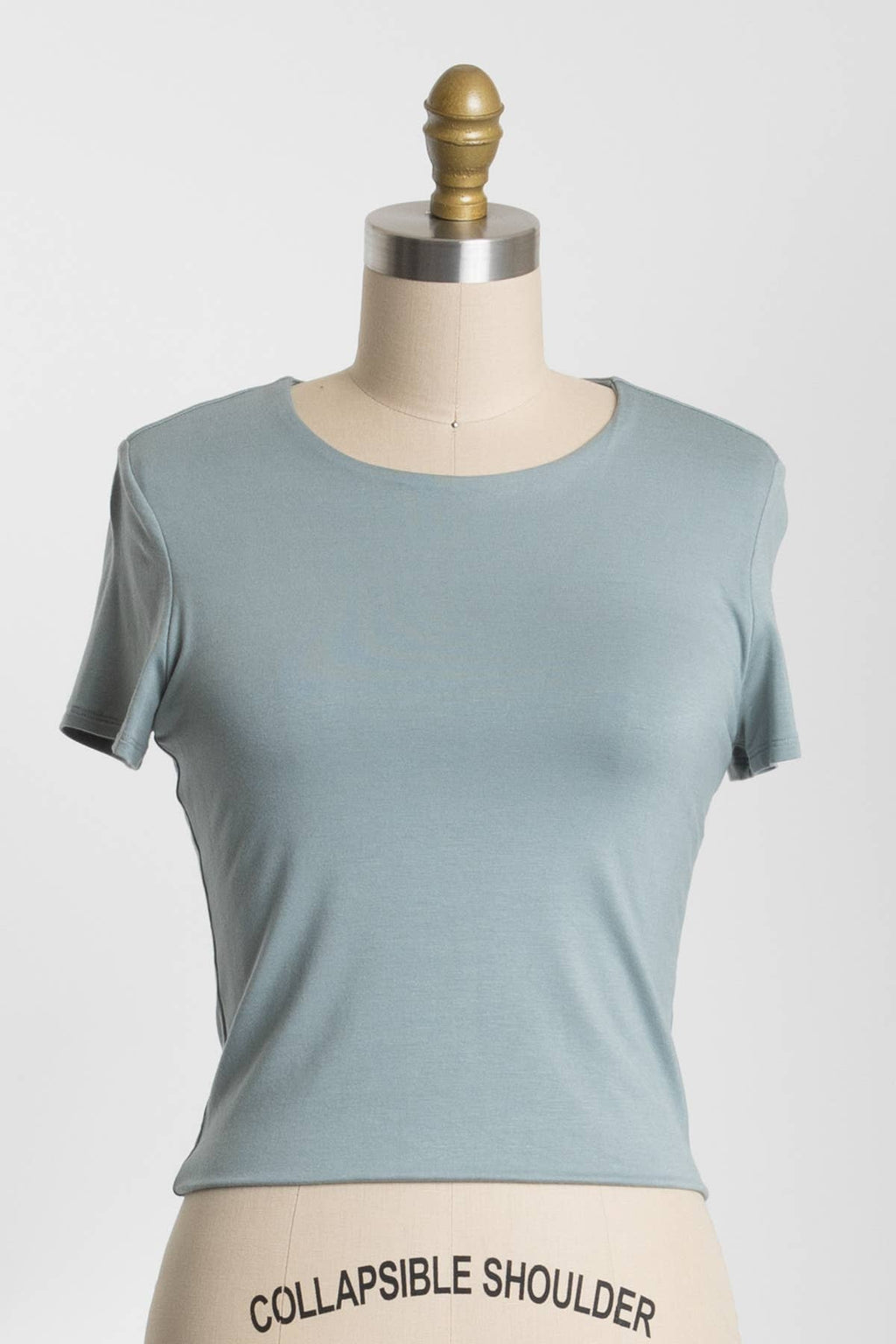 Rayon Modal Basic Crop Top