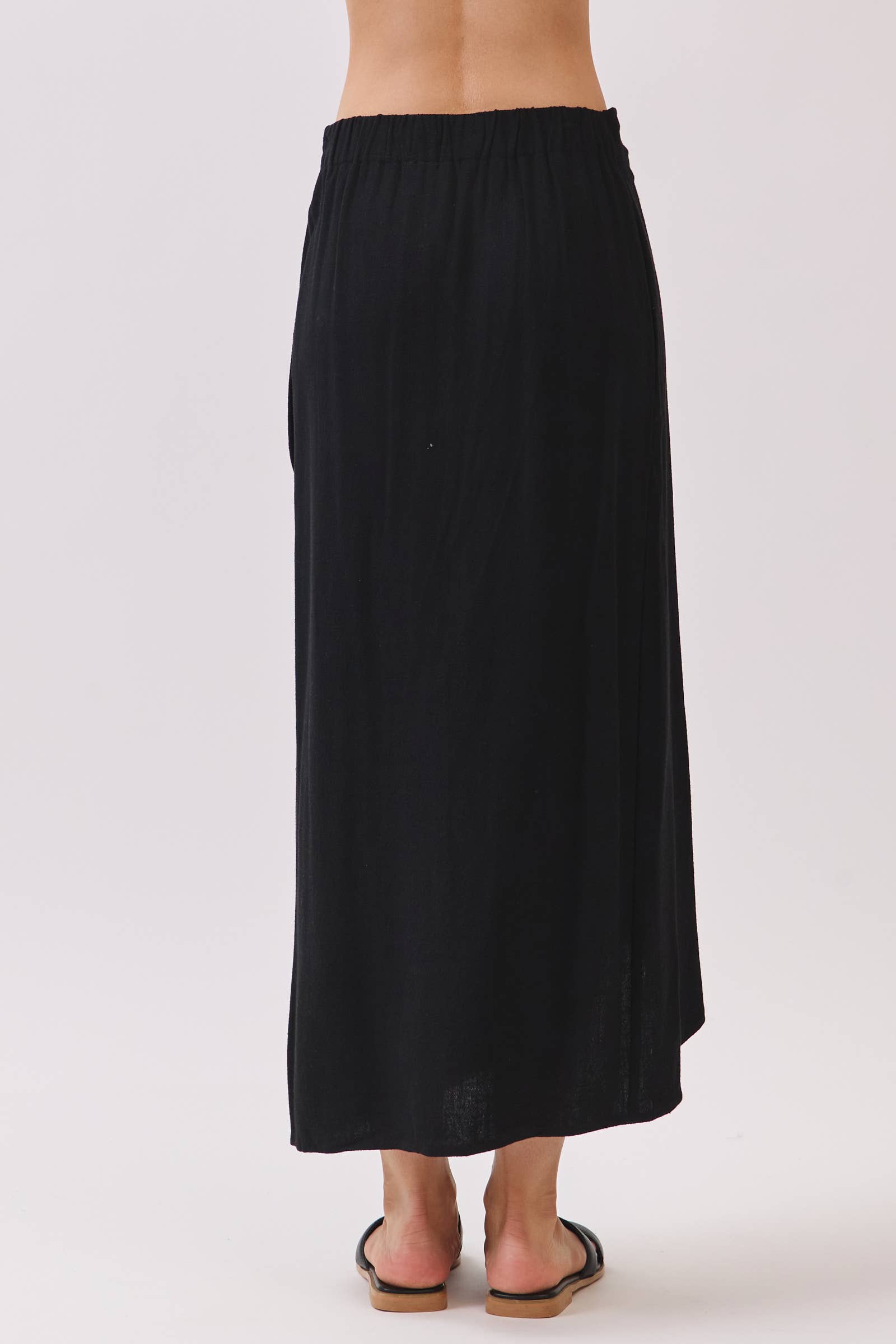 Side Tie Wrap Skirt