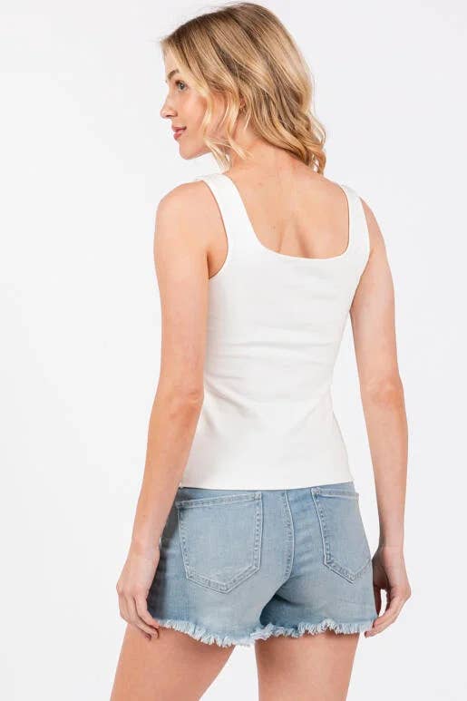 Double Layer Cotton Span Top