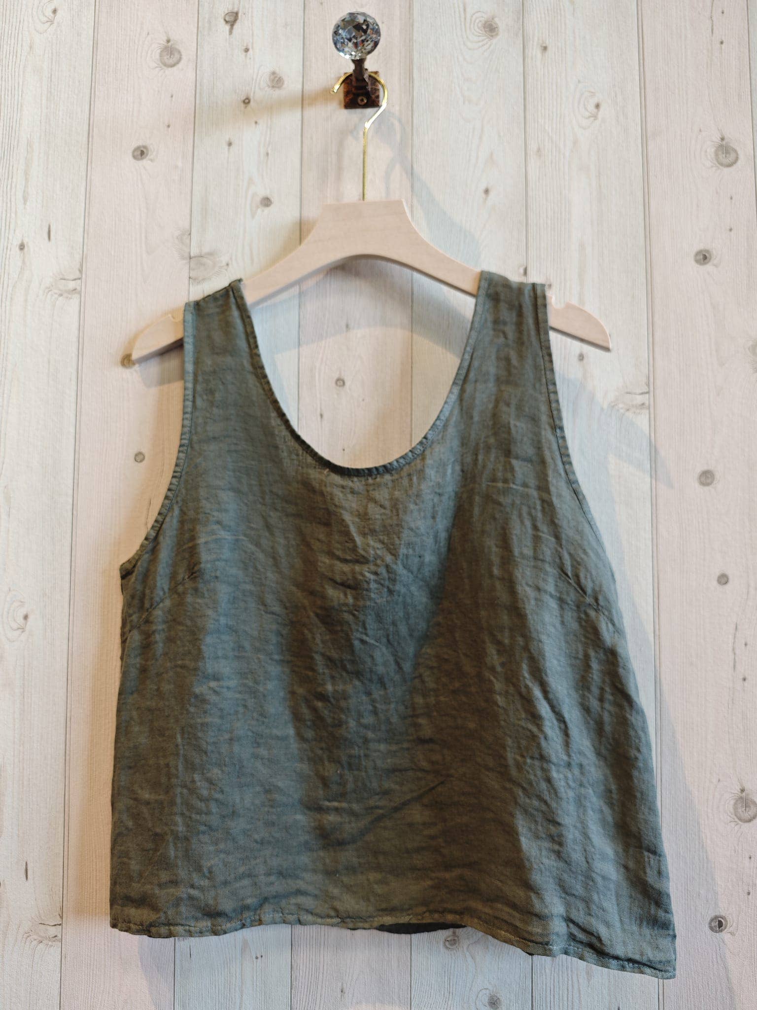 SLEEVELESS 100% LINEN