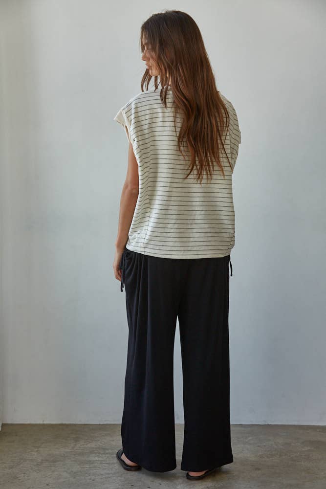 Cotton Wide Leg Pants