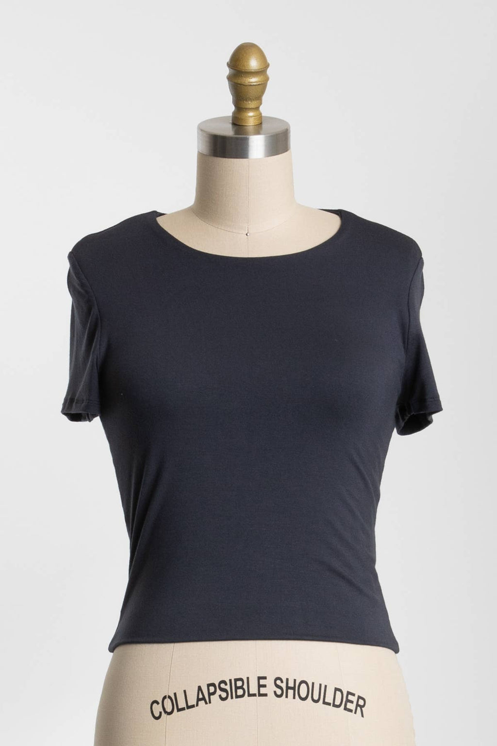 Rayon Modal Basic Crop Top