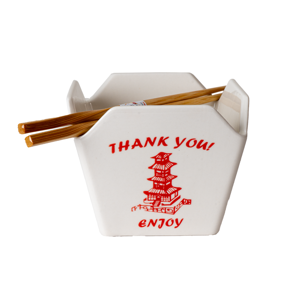 Phoenix Takeout Bowl W/ Chopstix