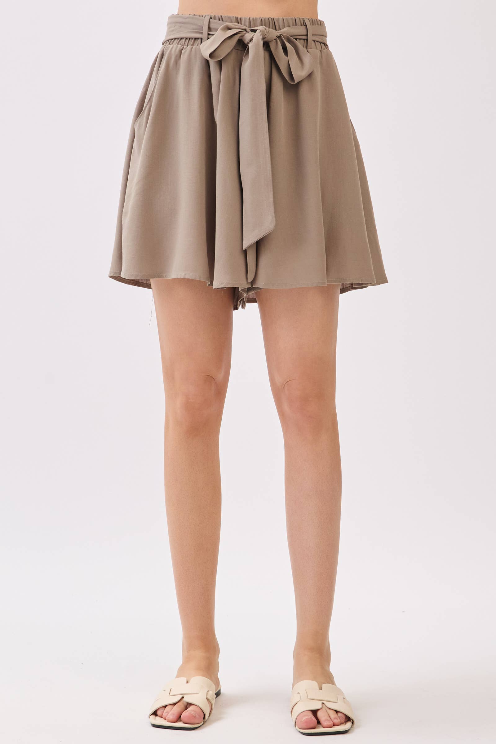 Flowy Shorts with Belt