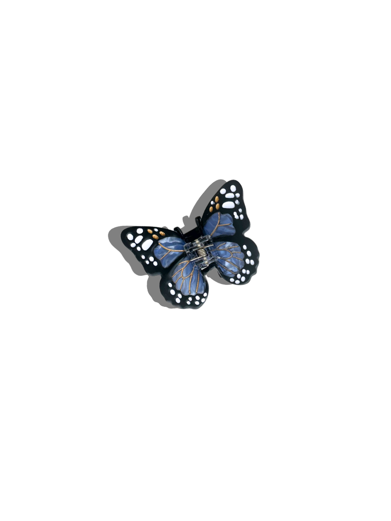 Hand-painted Mini Monarch Claw Clip