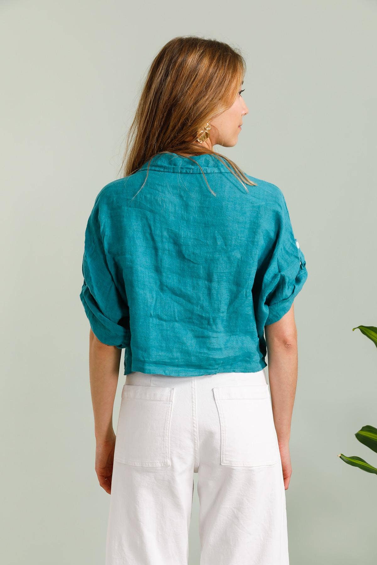 Linen Tie Shirt