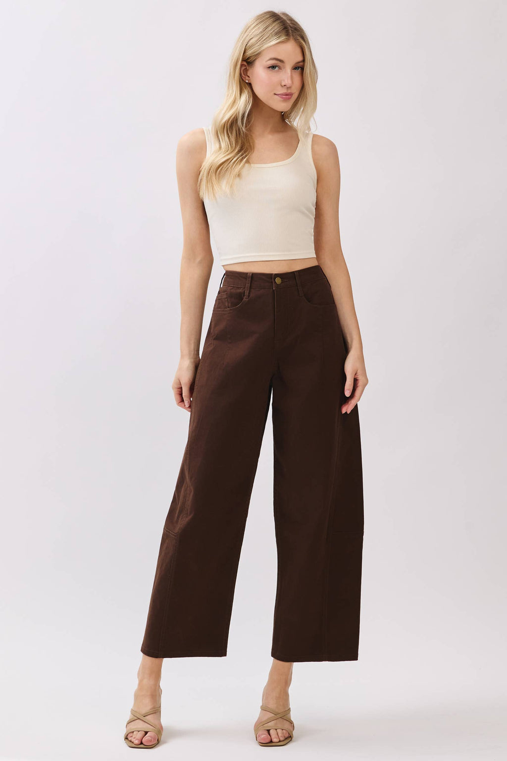 Cotton Barrel Pants