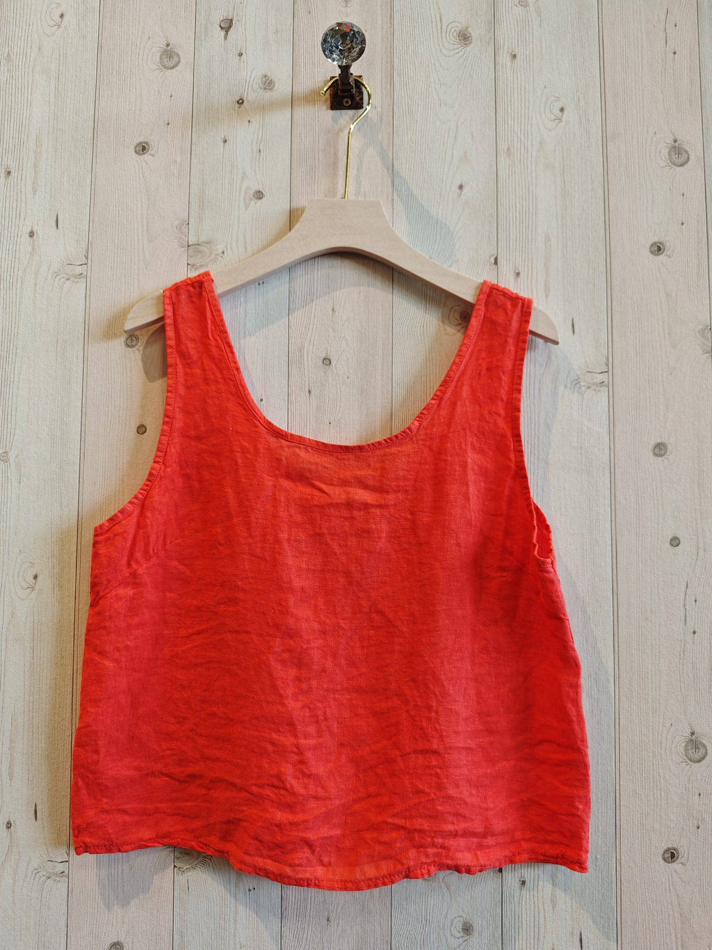SLEEVELESS 100% LINEN