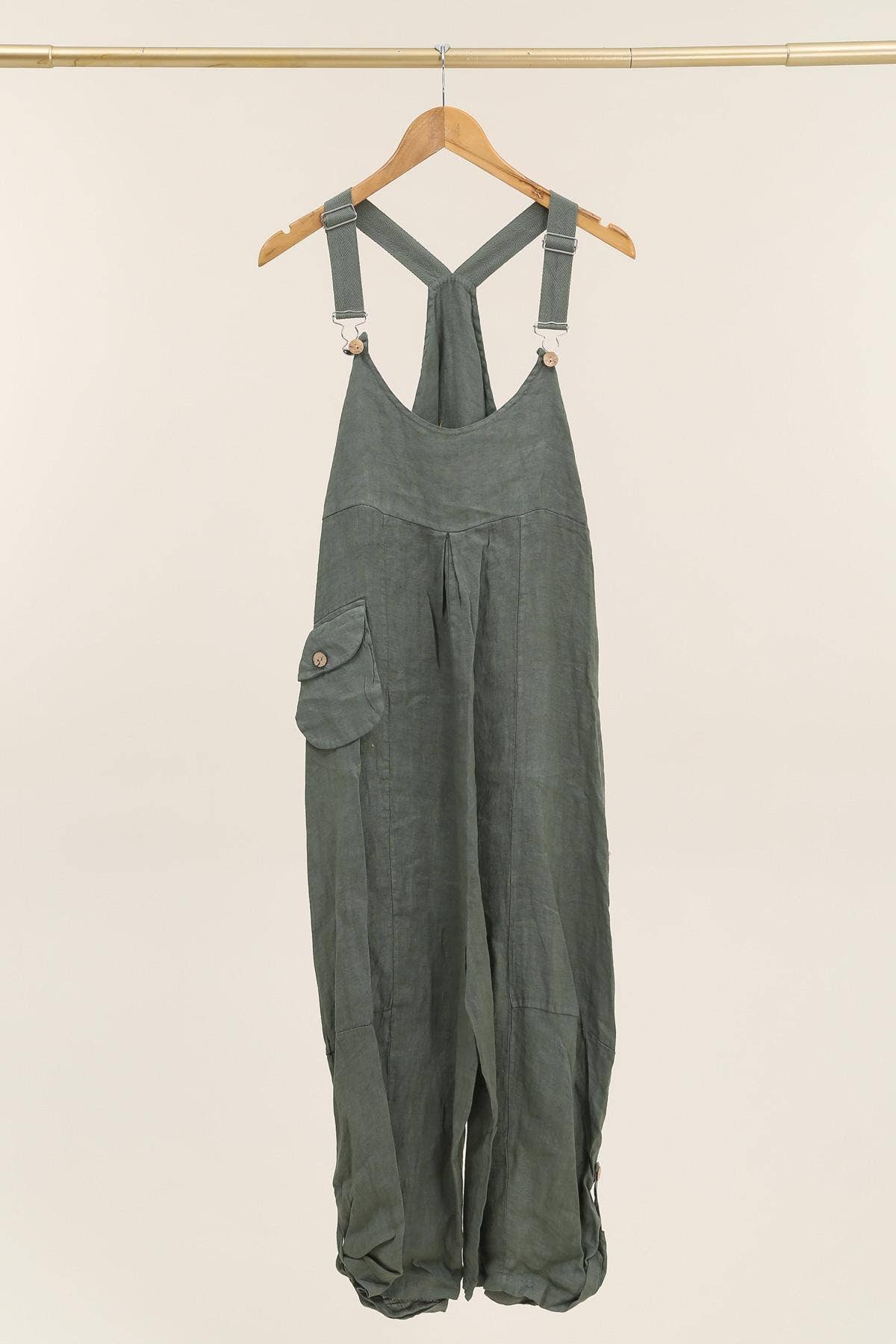 100% LINEN JUMPSUIT