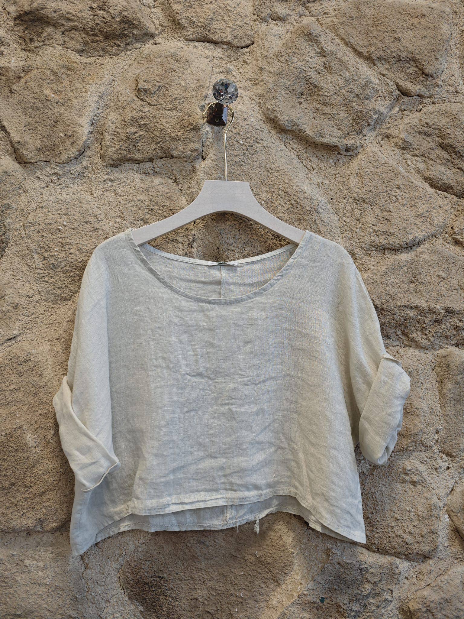 SHORT LINEN 100%