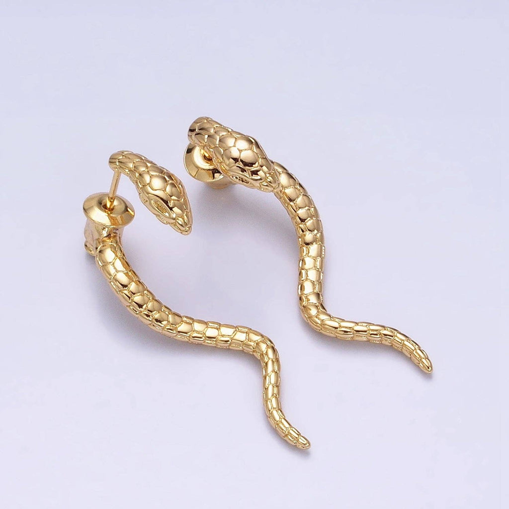 Snake Serpent Earrings