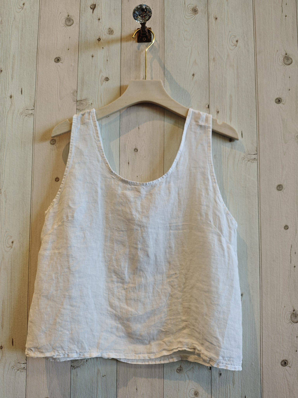 SLEEVELESS 100% LINEN