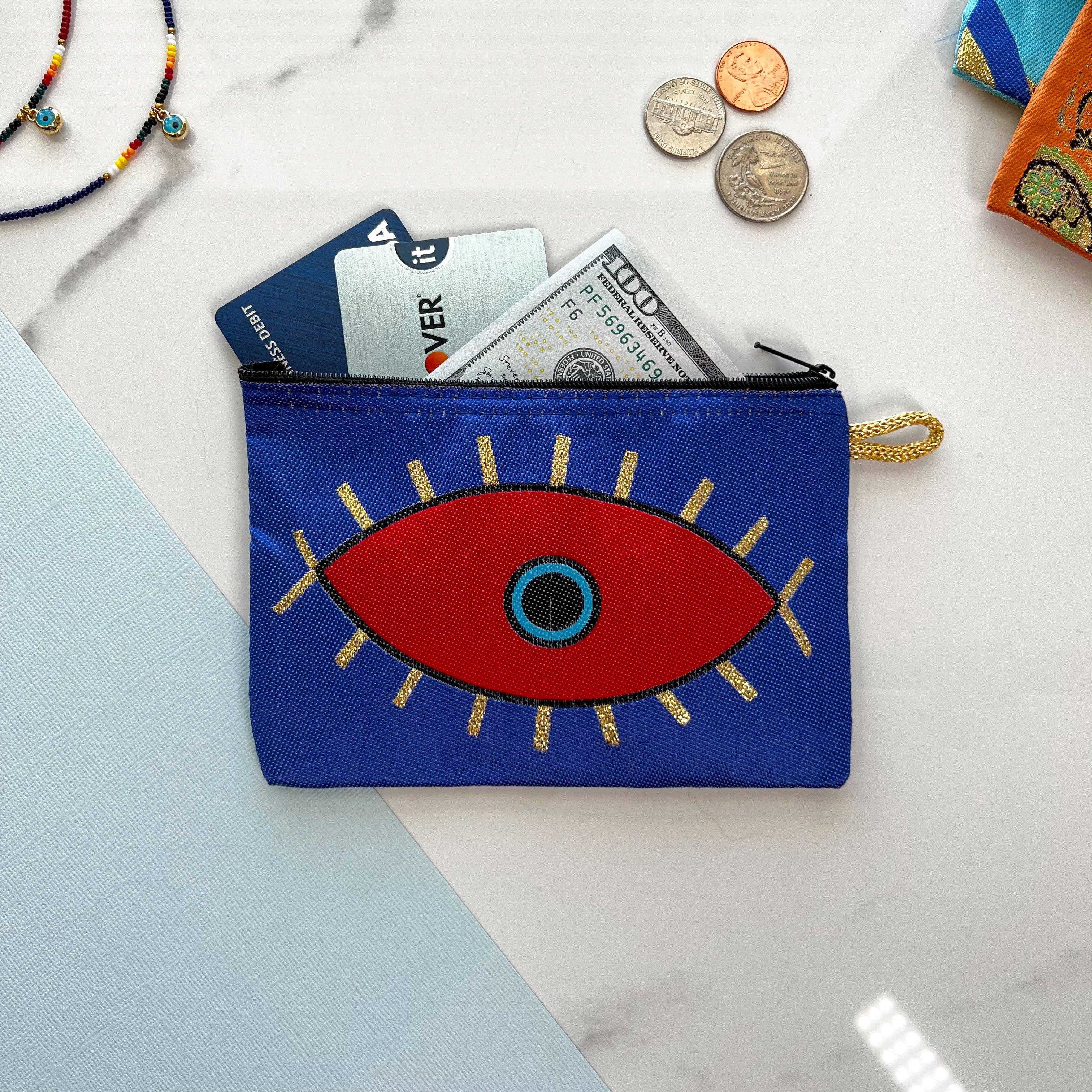 Boho eye Coin Purse