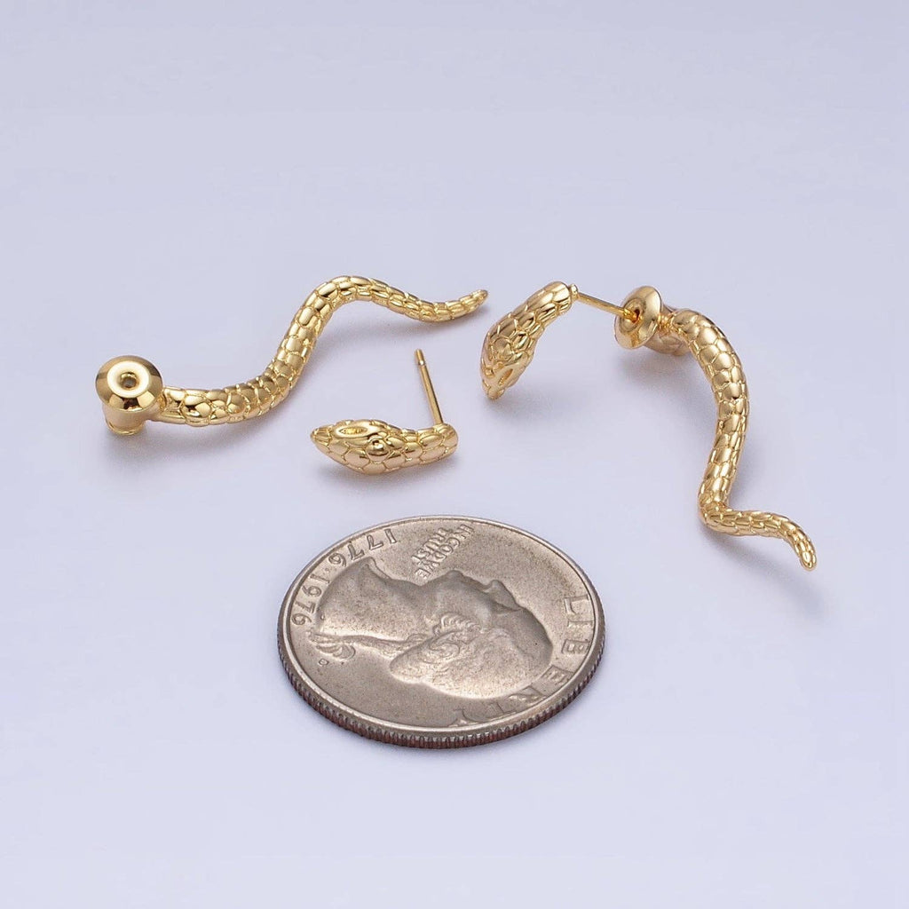 Snake Serpent Earrings