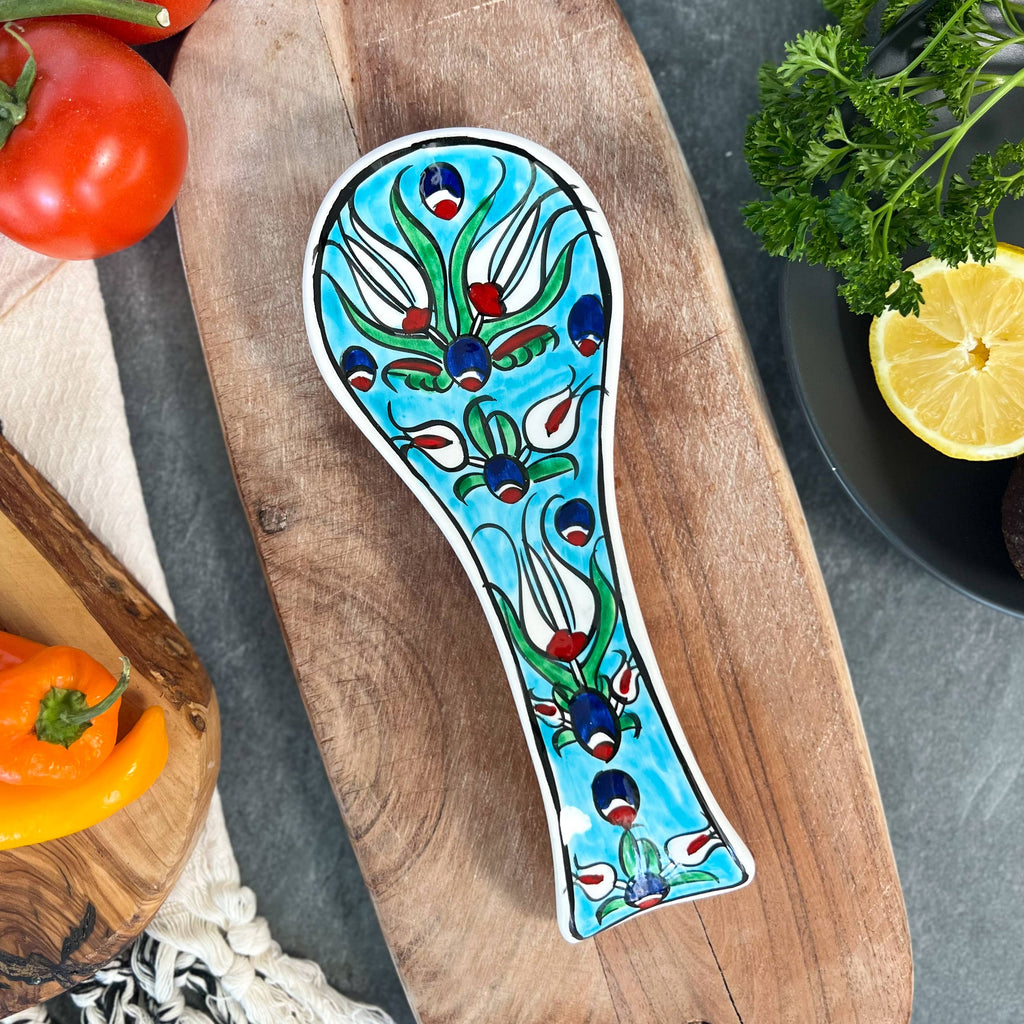 Ceramic Spoon Rest, Handmade