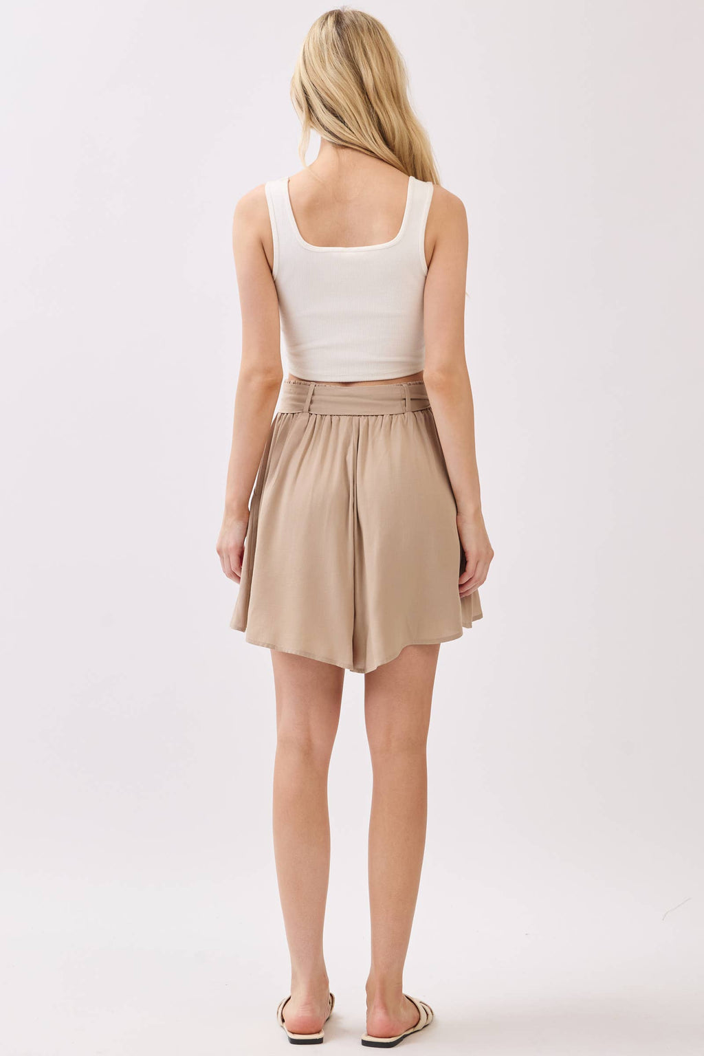 Flowy Shorts with Belt