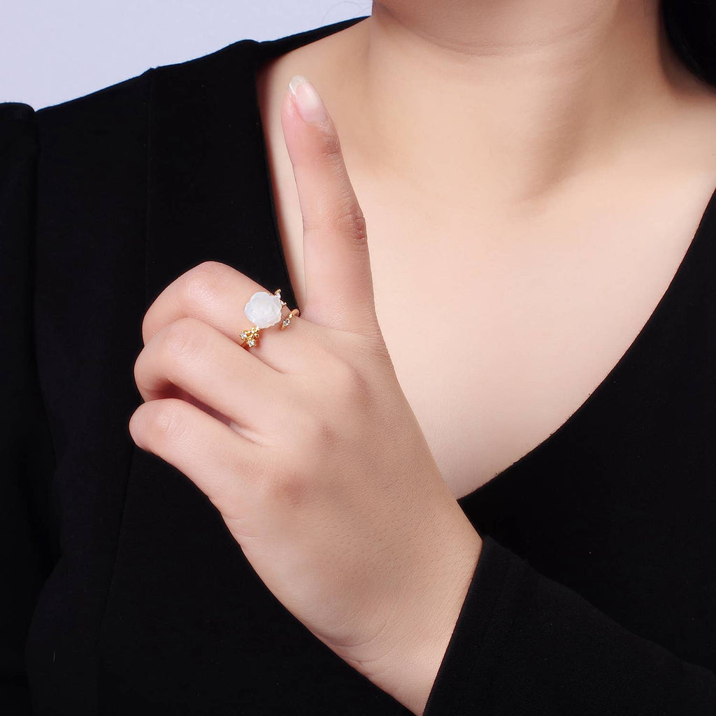 14K GF Rose