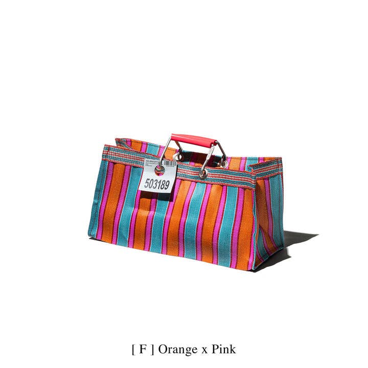 RECYCLED PLASTIC STRIPE BAG