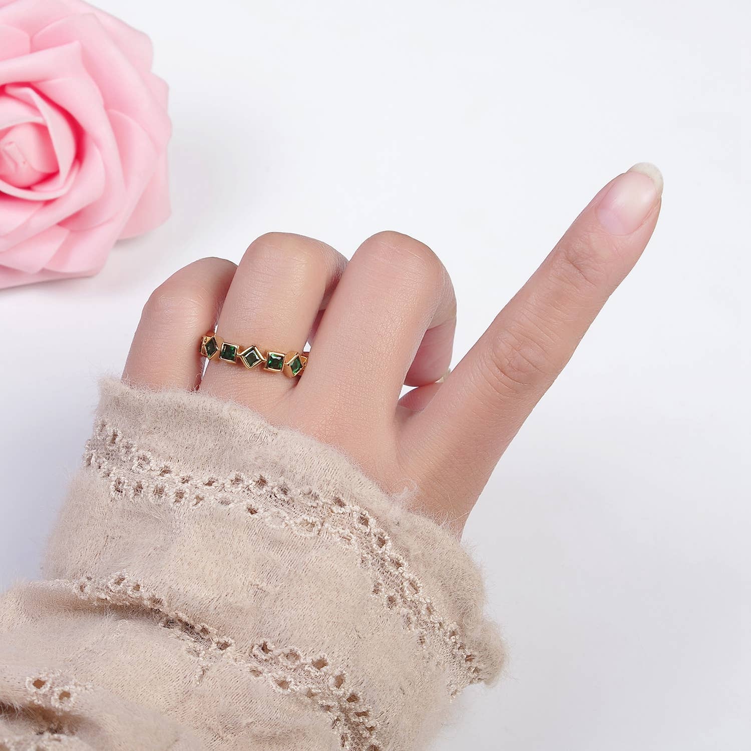GF Emerald Ring