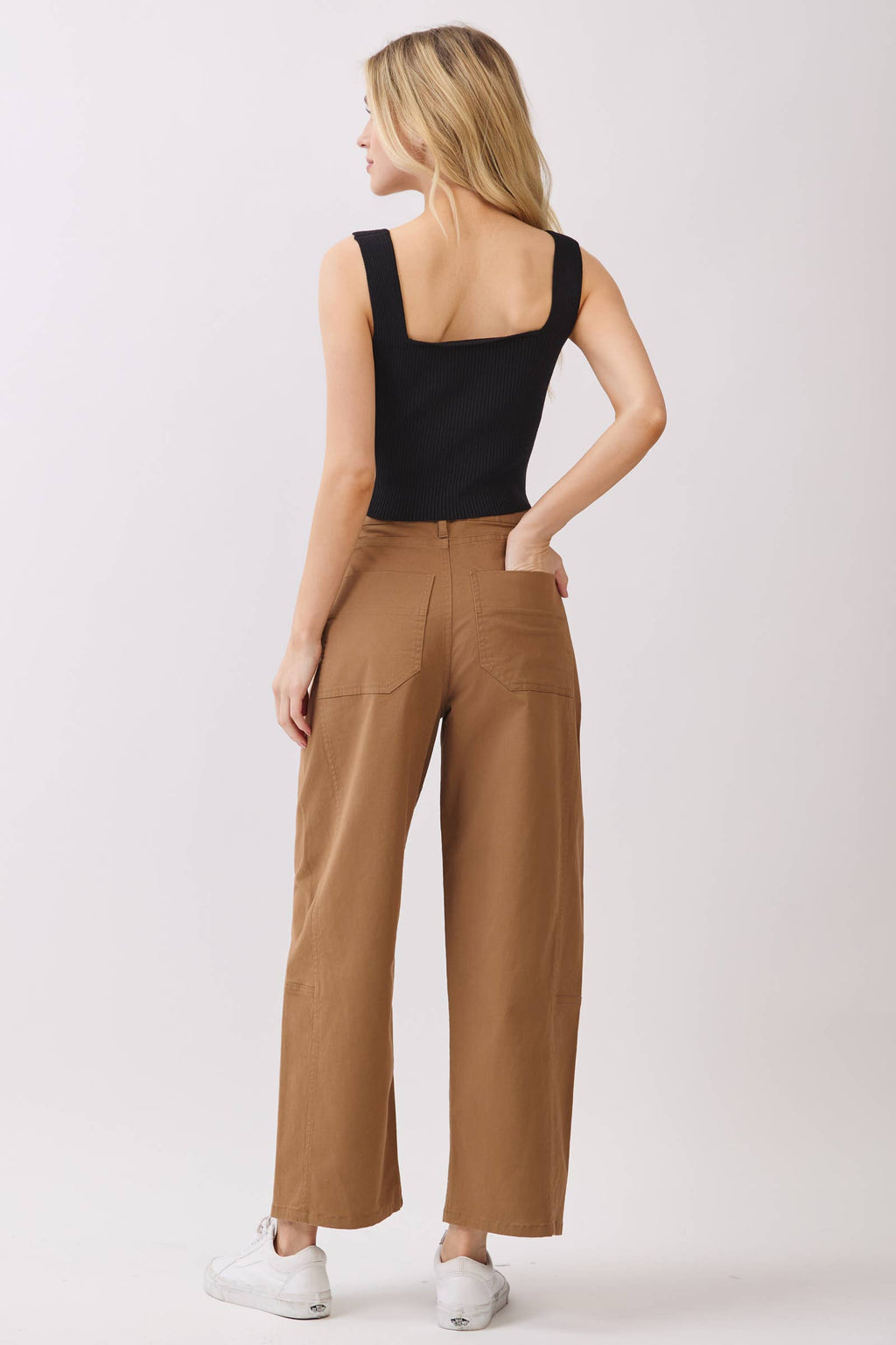 Cotton Barrel Pants