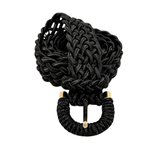 BRAIDED ELASTIC D-RING BELT