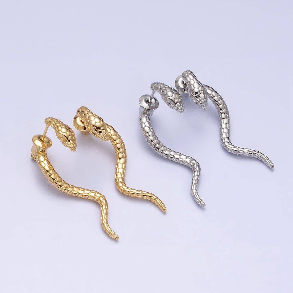 Snake Serpent Earrings