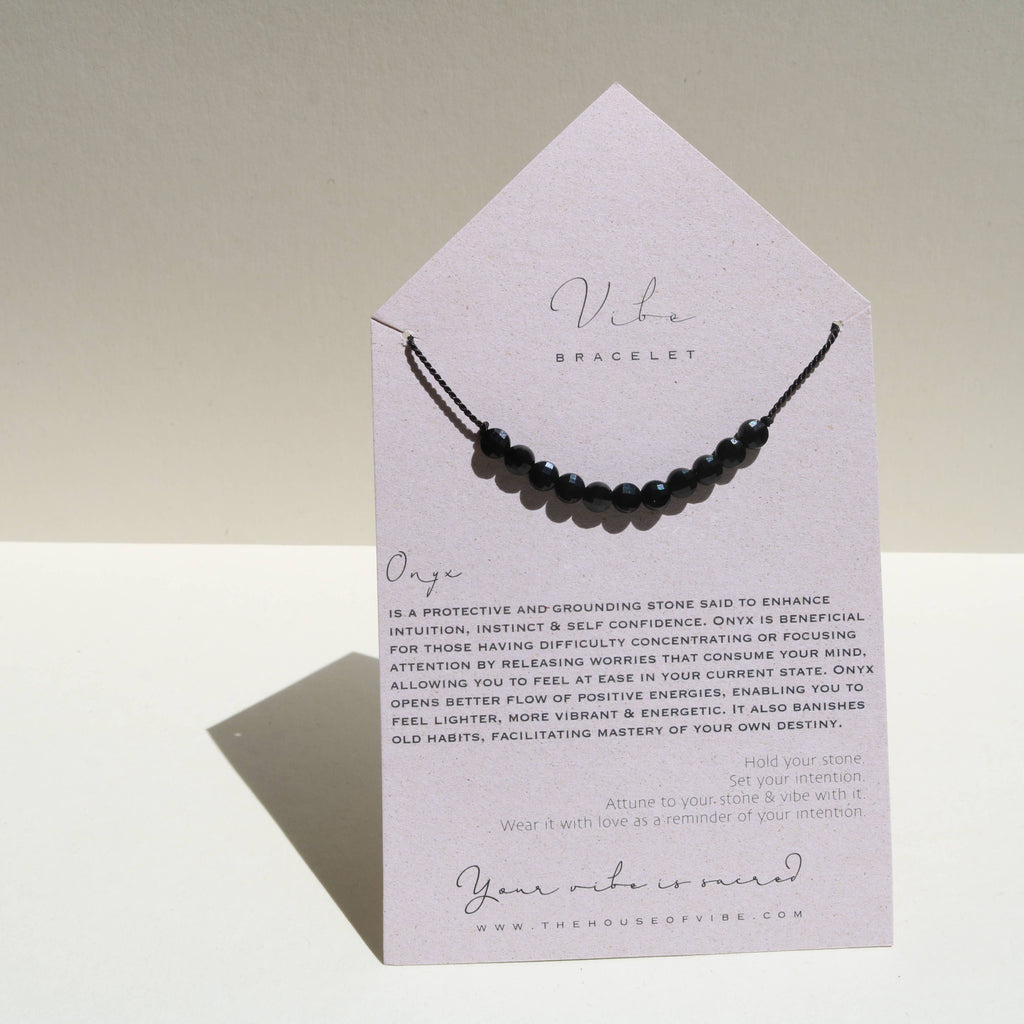 VIBE BRACELET | ONYX COINS
