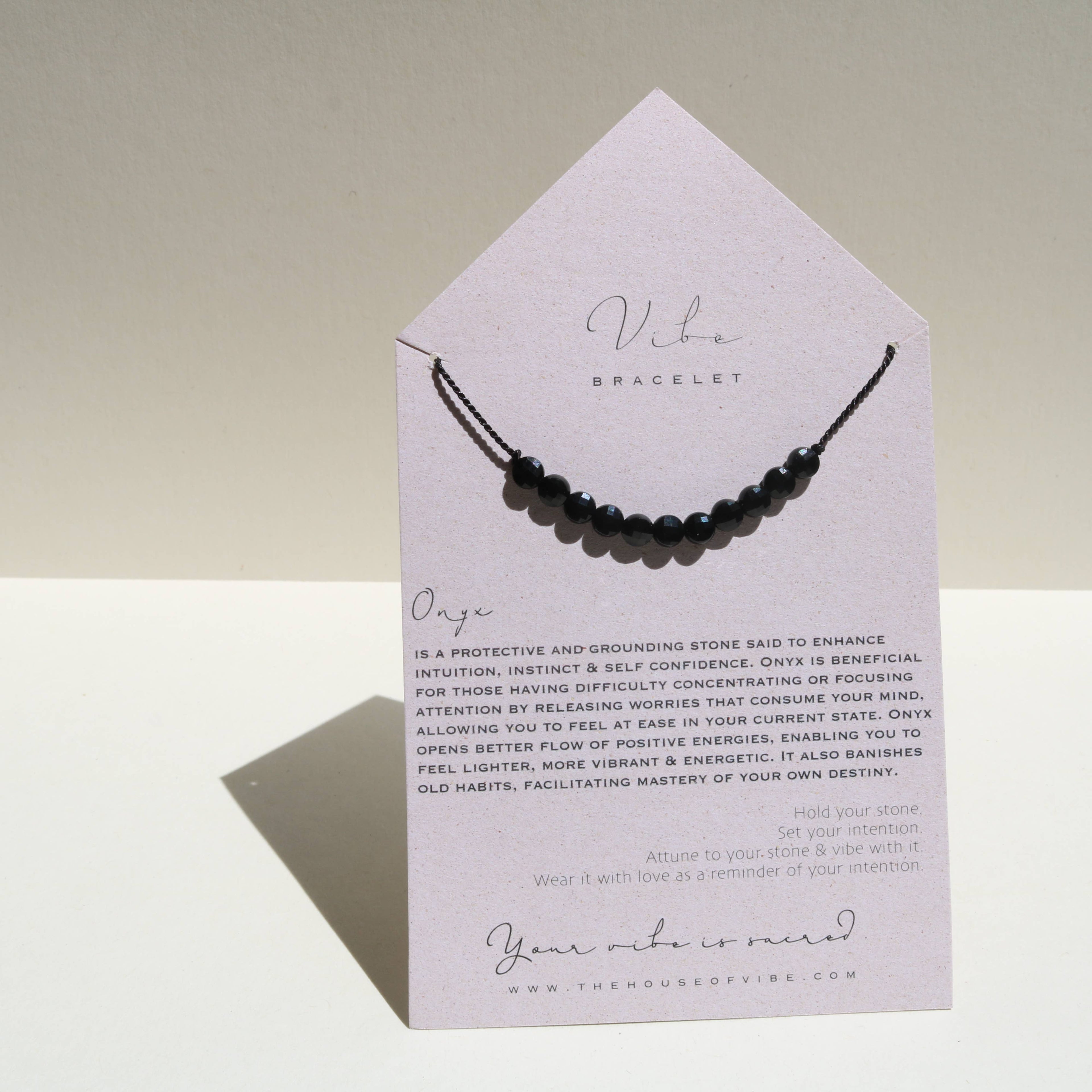 VIBE BRACELET | ONYX COINS
