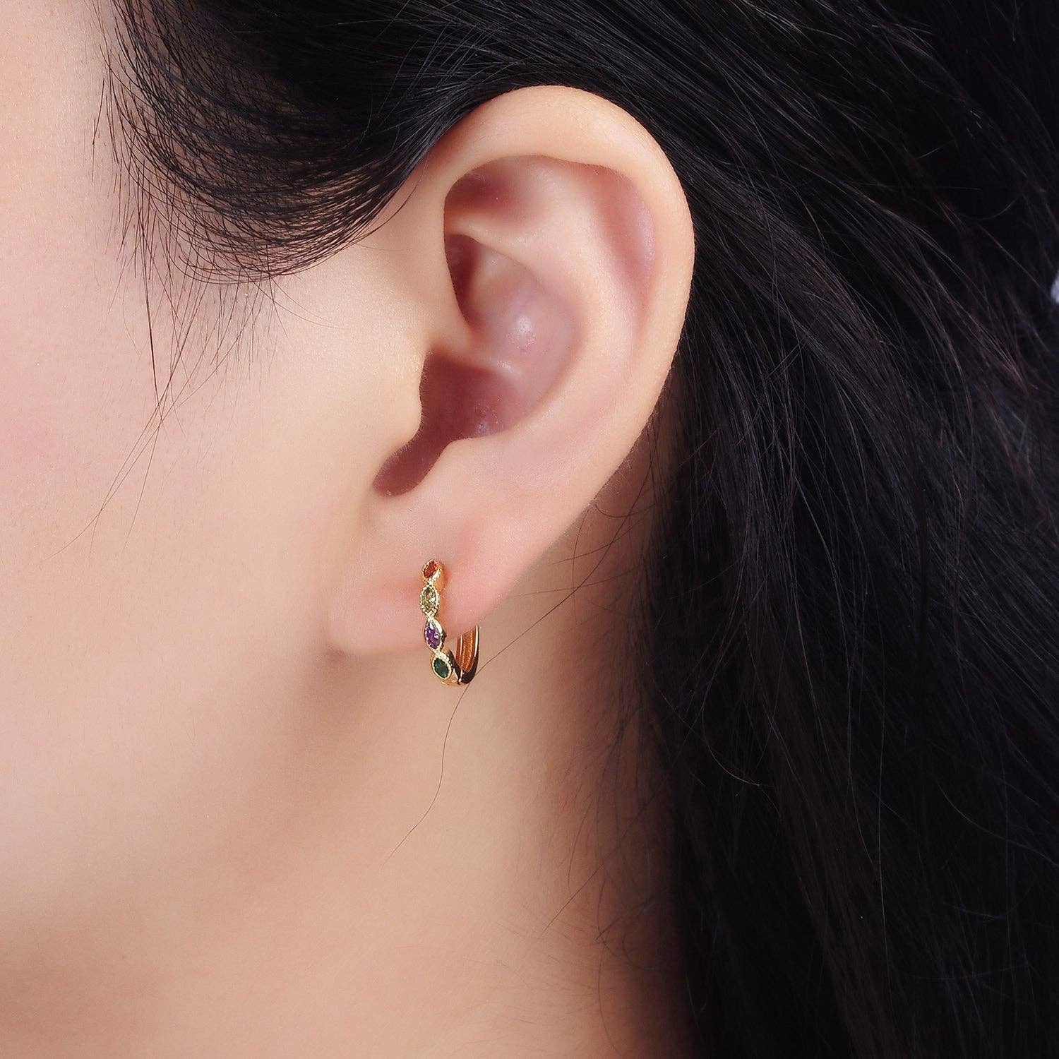 14K GF Marquise