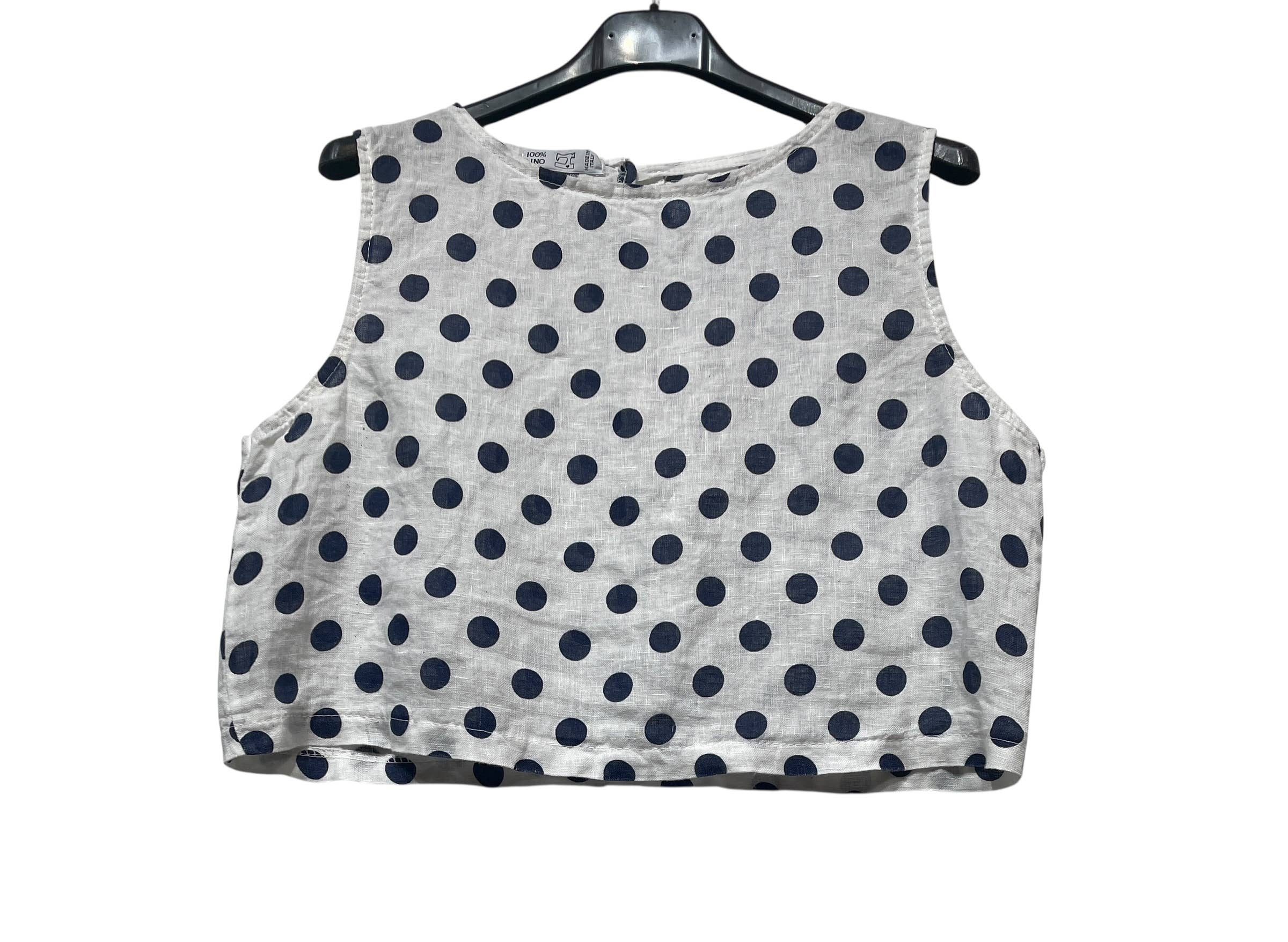 LINEN POLKA DOT CP