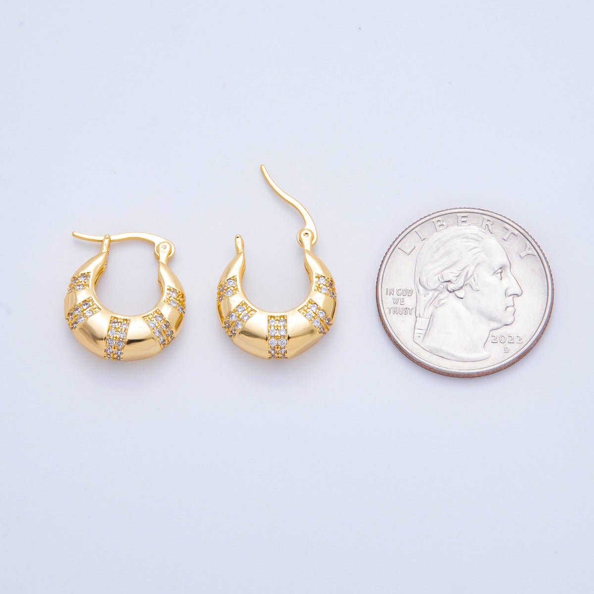 18K GF Hoop