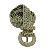 BRAIDED ELASTIC D-RING BELT