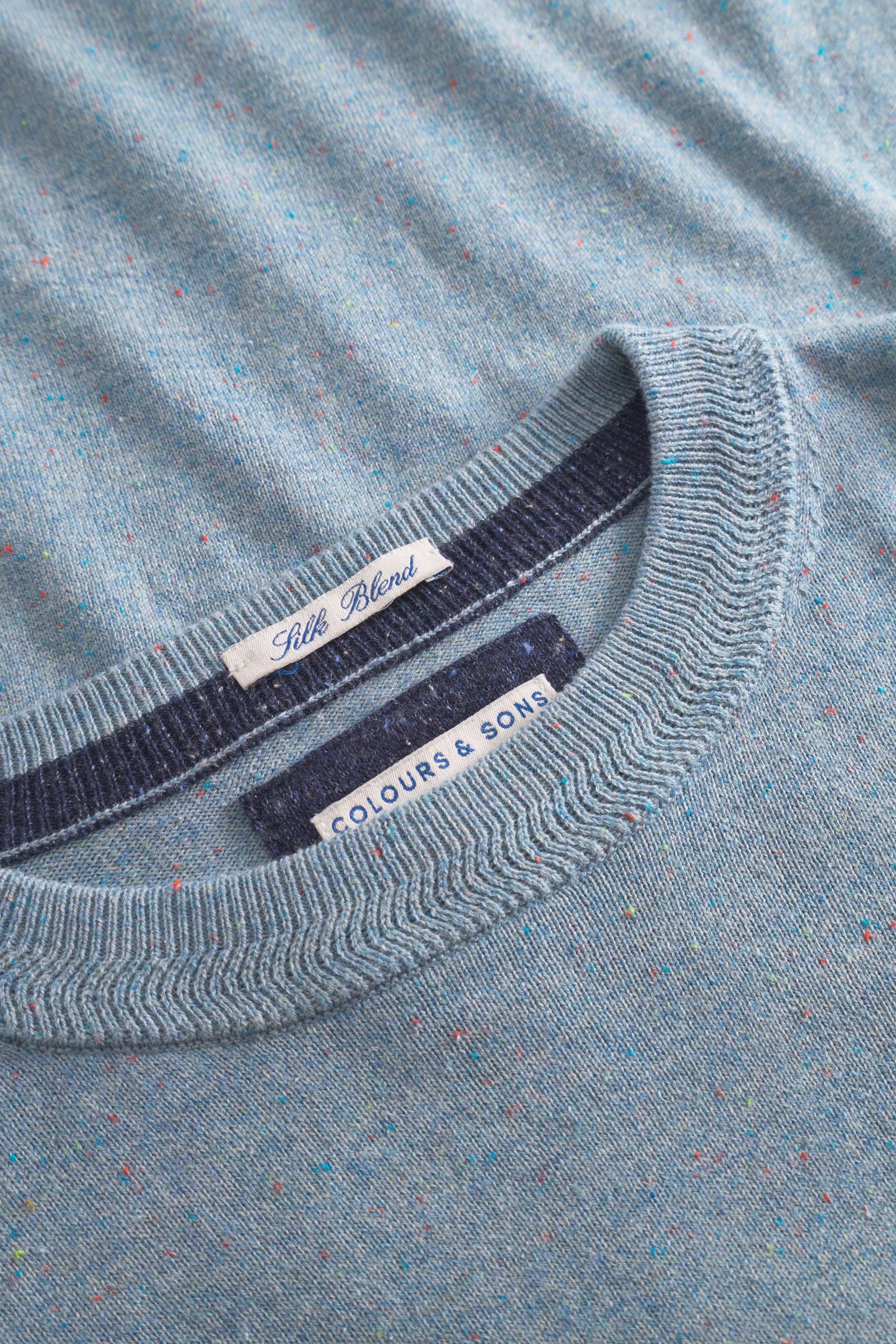 Silk Blend Sweater - Kimono