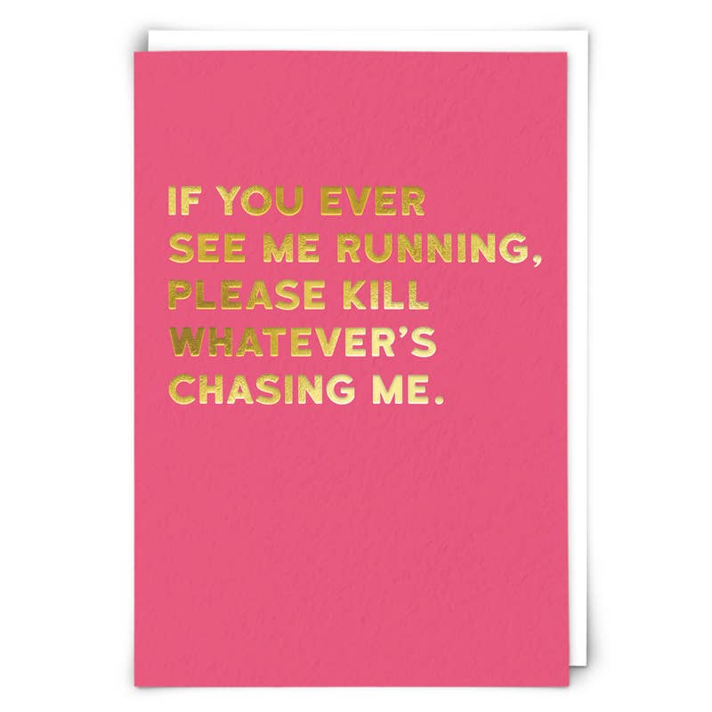 Running Greeting Card