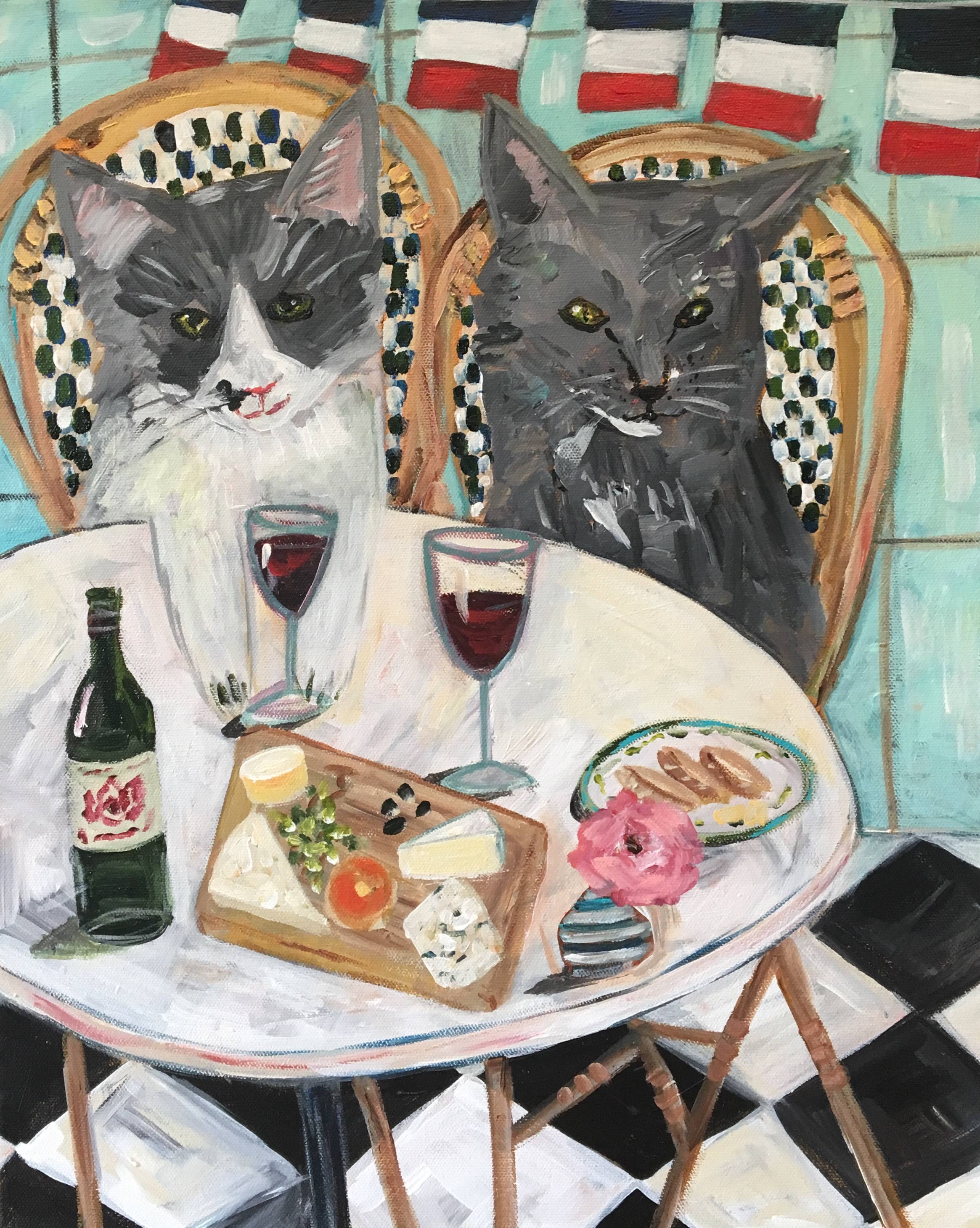 Paris Cafe Cats