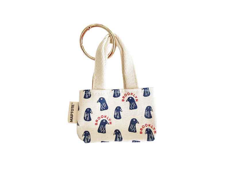 Brooklyn Pigeon Tote Charm