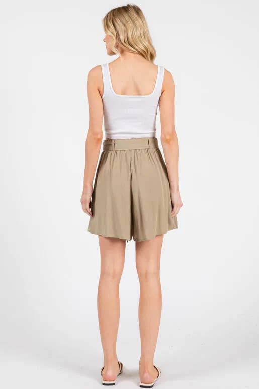 Flowy Shorts with Belt