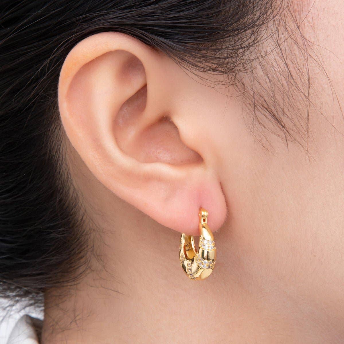 18K GF Hoop