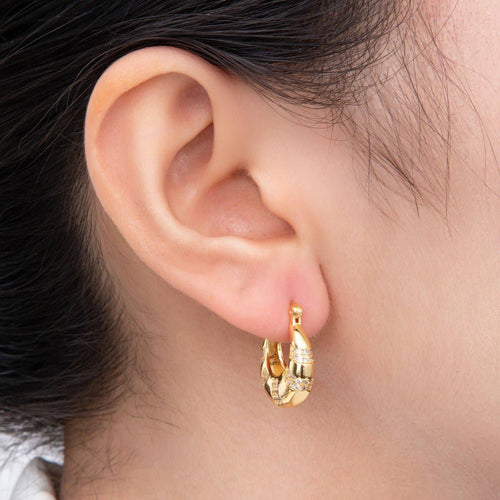 18K GF Hoop