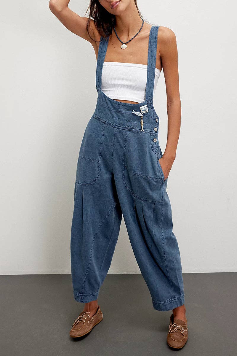 Stylish Denim Overalls