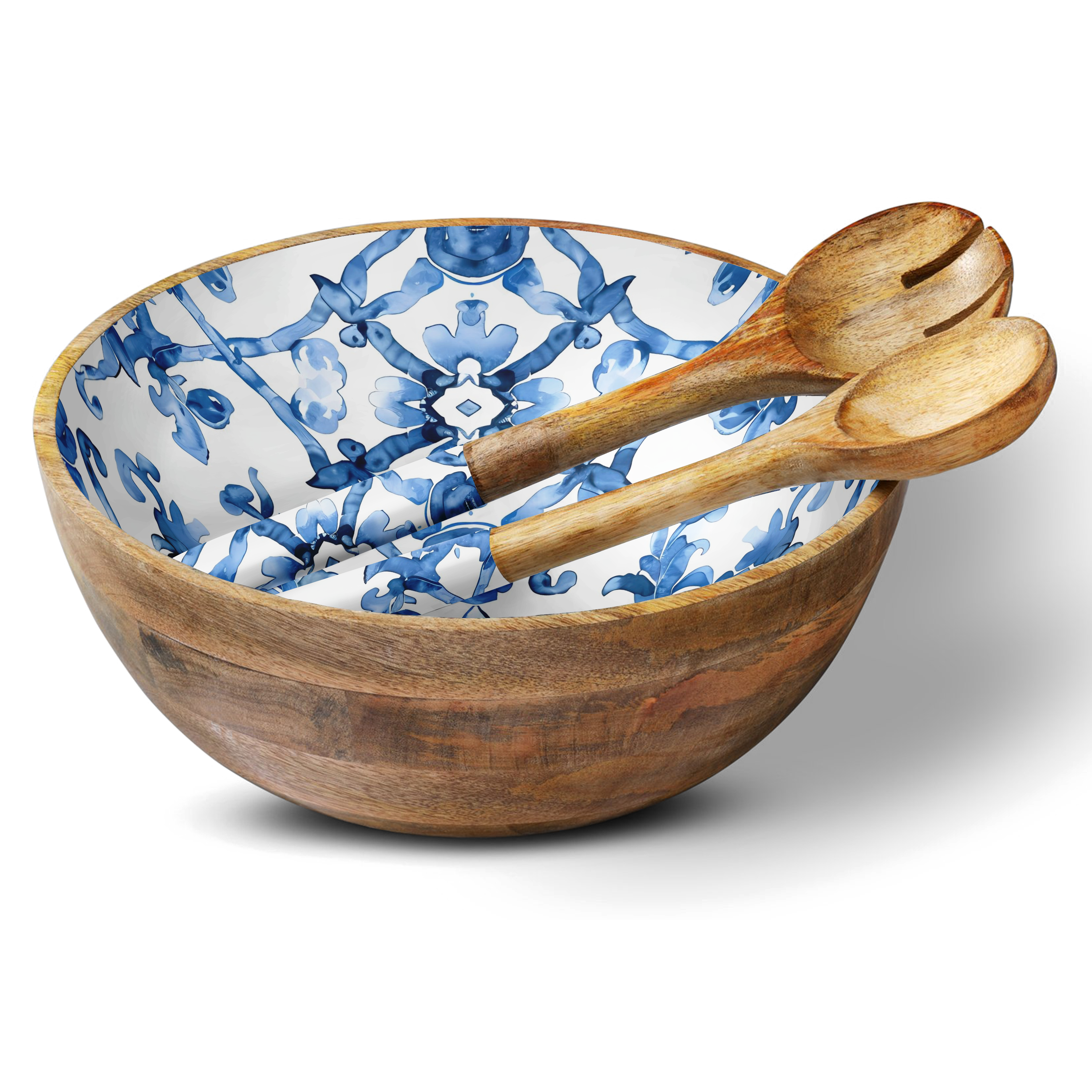 Watercolor 12" Decorative Bowl