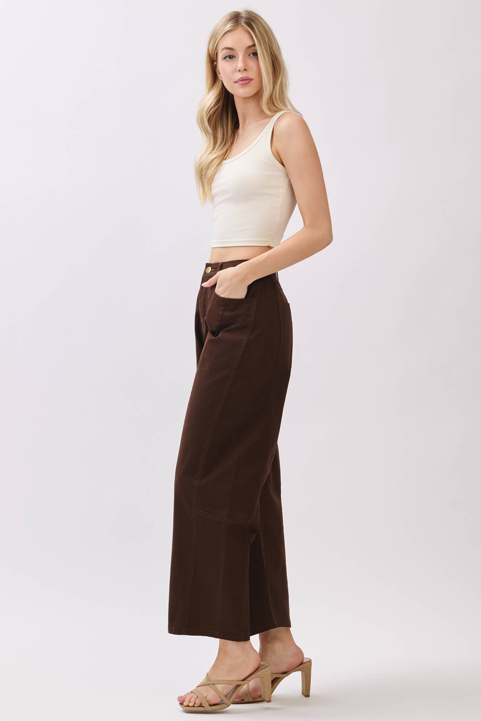 Cotton Barrel Pants