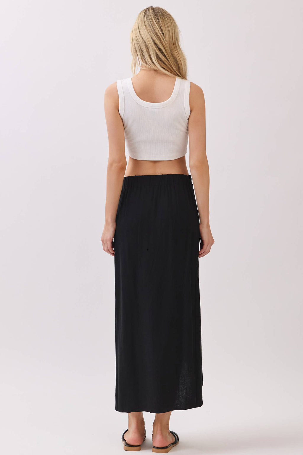 Side Tie Wrap Skirt