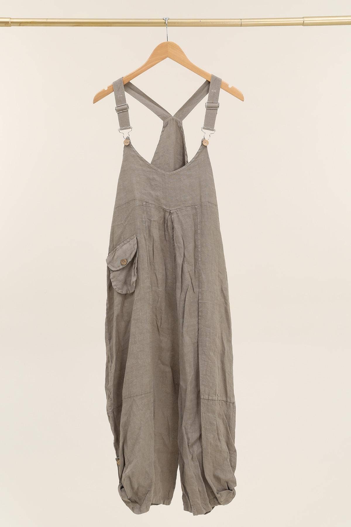 100% LINEN JUMPSUIT