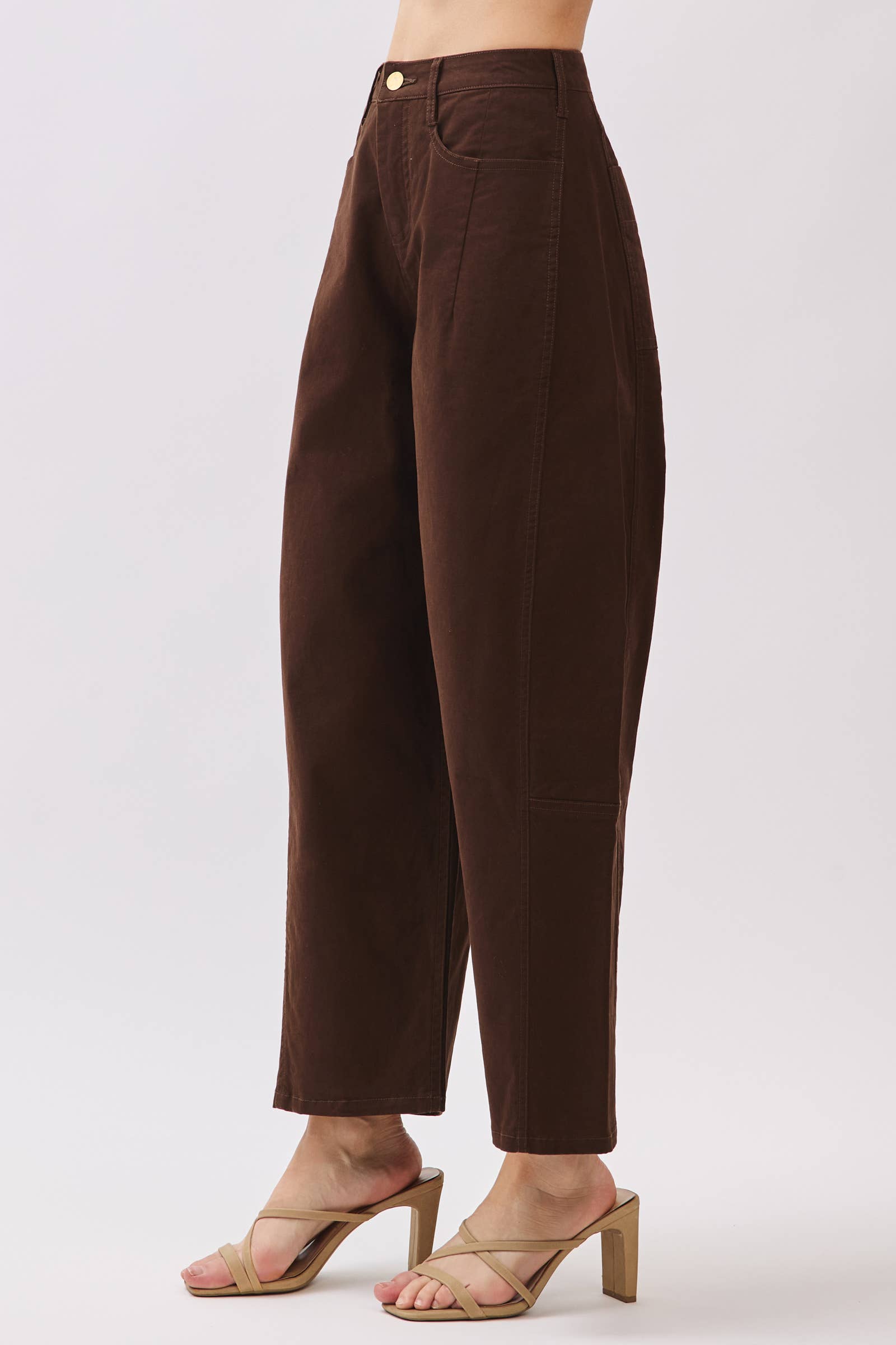 Cotton Barrel Pants