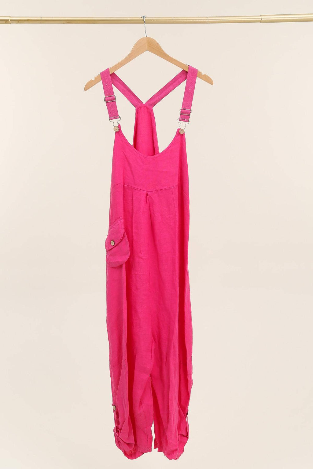 100% LINEN JUMPSUIT
