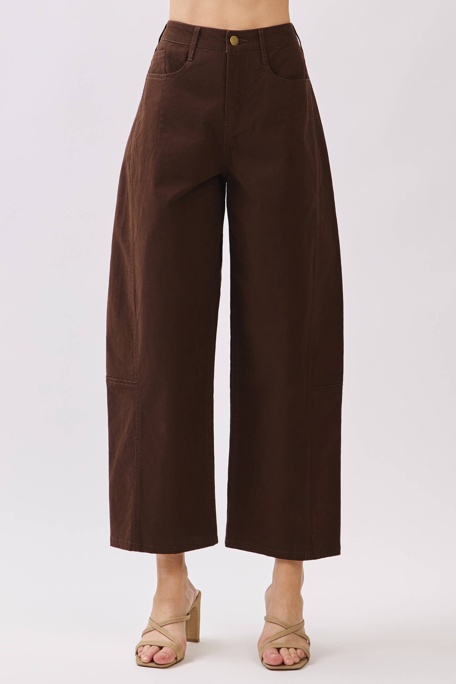 Cotton Barrel Pants